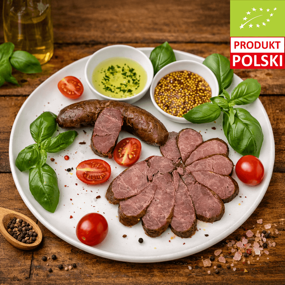 EKO Kiełbasa krucha z Gęsi Pastwiskowej 180 g