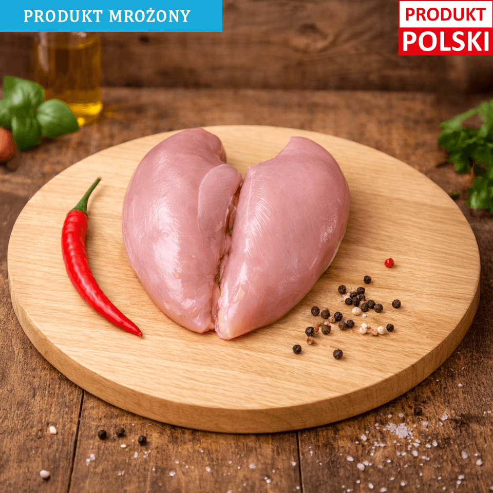 Mrożone piersi z Kurczaka Pastwiskowego ok. 1 kg
